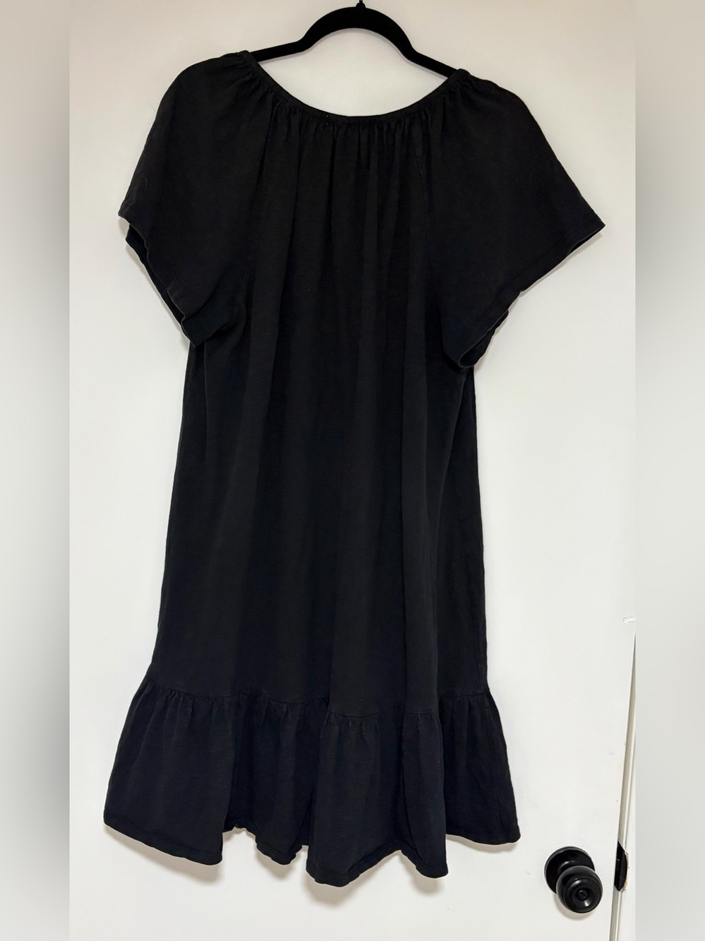 Marine Layer Women’s Black Knit Pullover Casual Dress Size Large - Picture 3 of 7